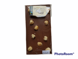 Tablette de chocolat aux noisettes Chocomotive