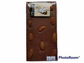 Chocolat au lait et amandes Chocomotive