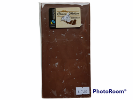 Chocolat au lait et fleur de sel Chocomotive