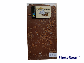 Chocolat au lait caramel fleur de sel Chocomotive