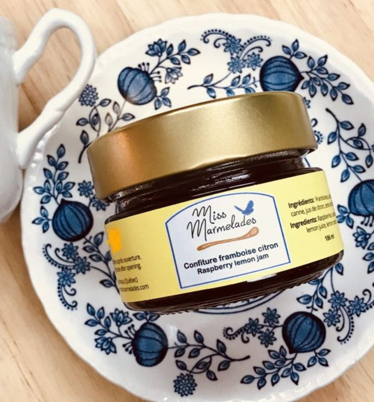 Miss Marmelades - Confiture framboise & citron 106ml