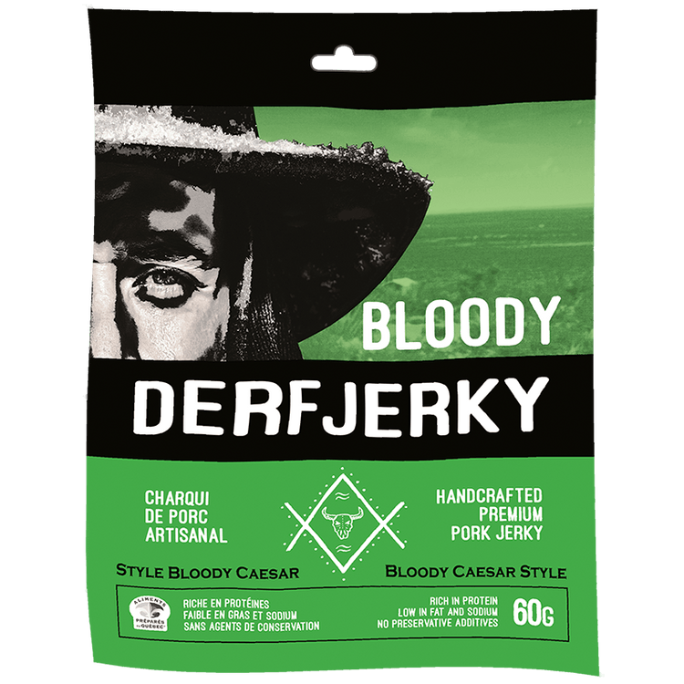 Jerky De Porc Style Bloody Caesar Derf Jerky