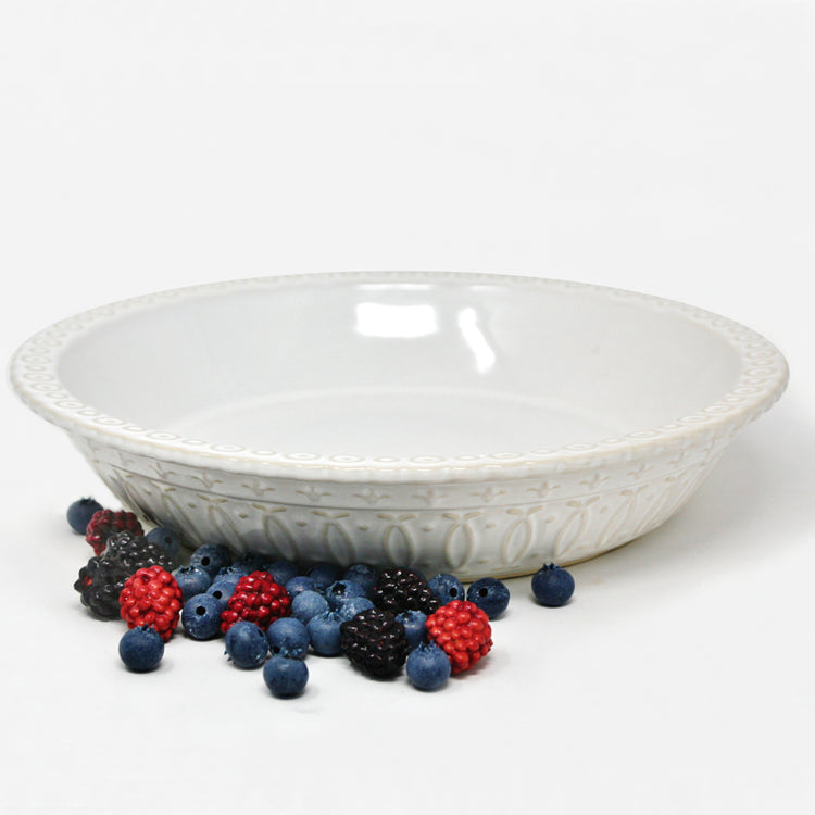 Assiette à tarte en porcelaine