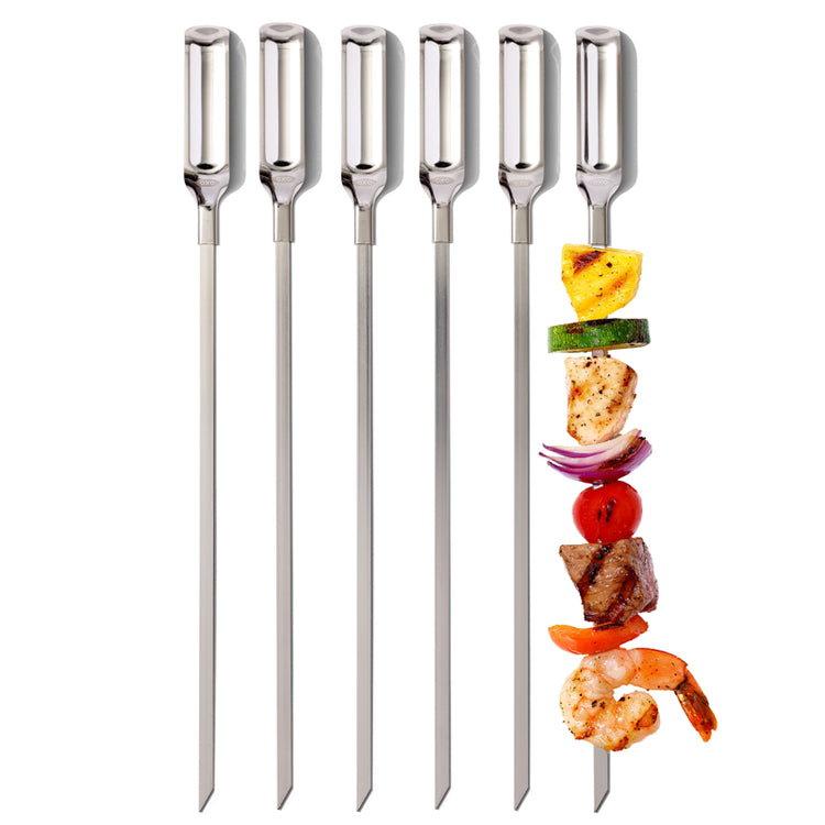 Ensemble de brochettes pour grillades 33cm