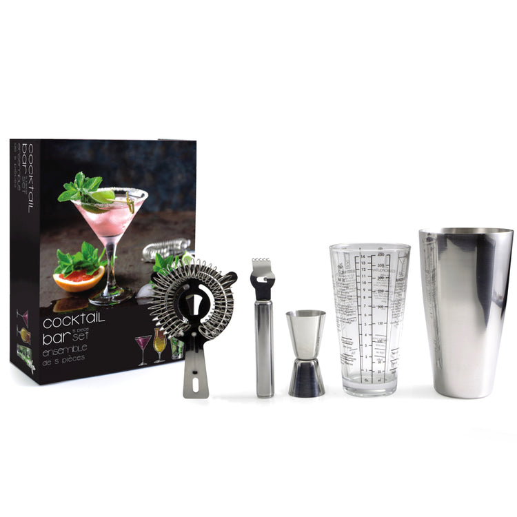 Ensemble à cocktail avec 4 recettes