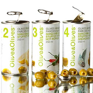 Lot de 3 conserves d'olives farcies au anchois 150g - FRUYPER