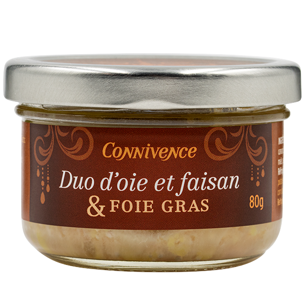 Duo D'Oie Et Faisan & Foie Gras
