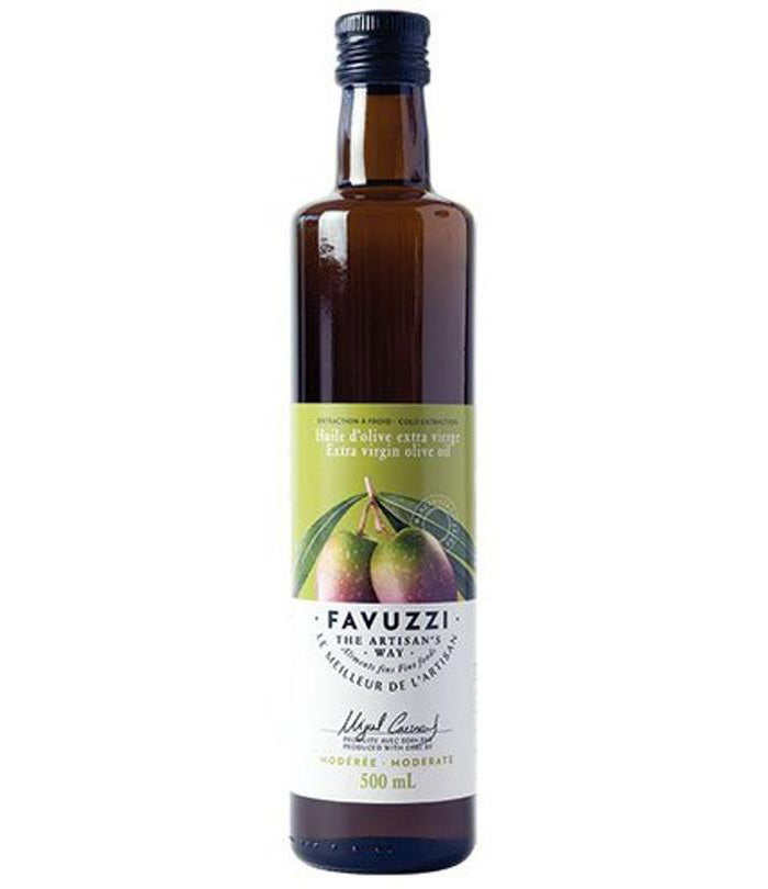 Huile d'olive extra-vierge modérée