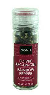 Moulin à poivre arc-en-ciel 45g