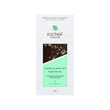 Chocolat noir 70 % et fleur de sel -Rochef