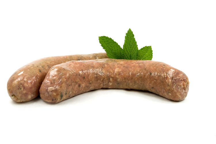 Saucisse agneau et menthe
