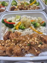 Poulet arachides ramassage seulement.