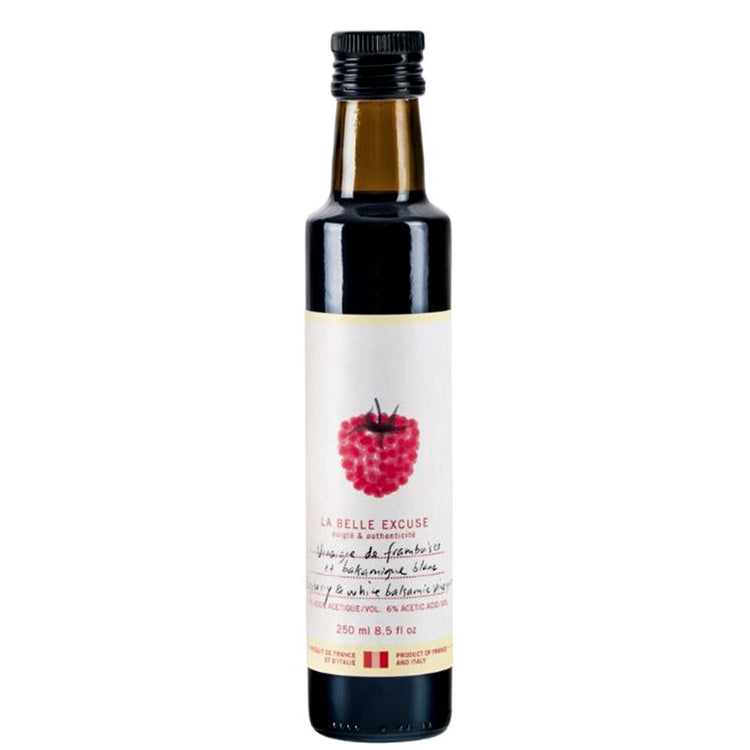 vinaigre de framboises et balsamique blanc 250ml