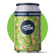 Arachides salées en canette  200g